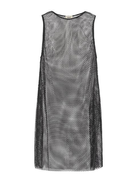 L'AGENCE Angela Mesh Cover-Up Dress