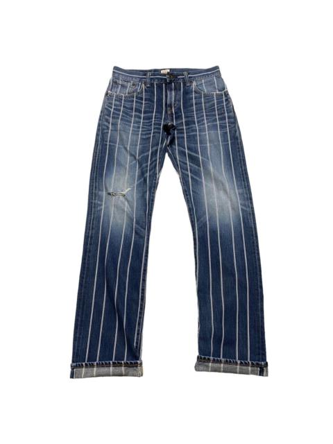 Other Designers Vintage Edwin 505zxx Striped Denim Selvedge Jeans