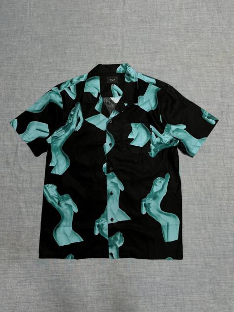 Other Designers HUF Worldwide Her Resort Black Shirt Medium