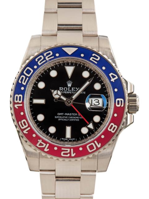 ROLEX Rolex GMT-Master II Ref 116719 White Gold Pepsi