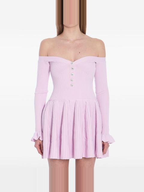 ribbed mini dress