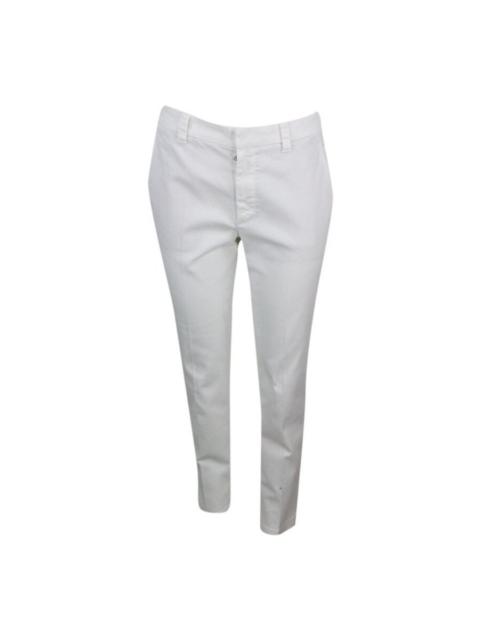 Brunello Cucinelli Brunello Cucinelli Wowhite Tailored Cotton Trousers