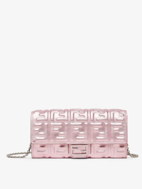 FENDI Baguette Continental Wallet With Chain