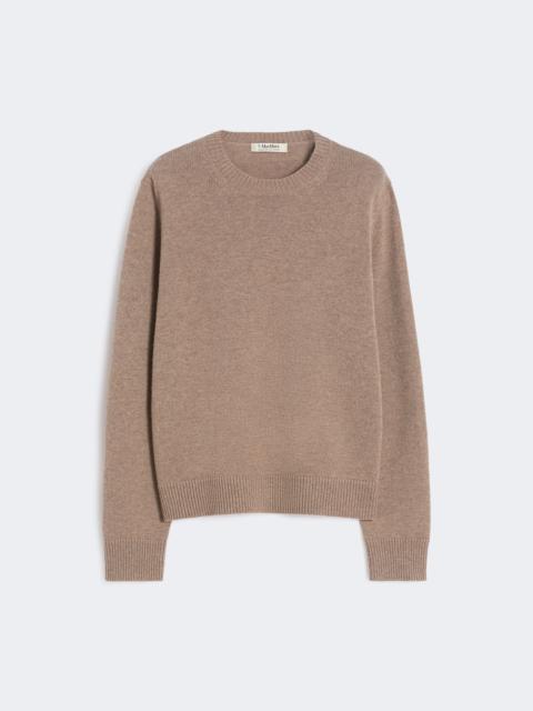 'S Max Mara Wool and cashmere sweater with patch detail - CAMEL