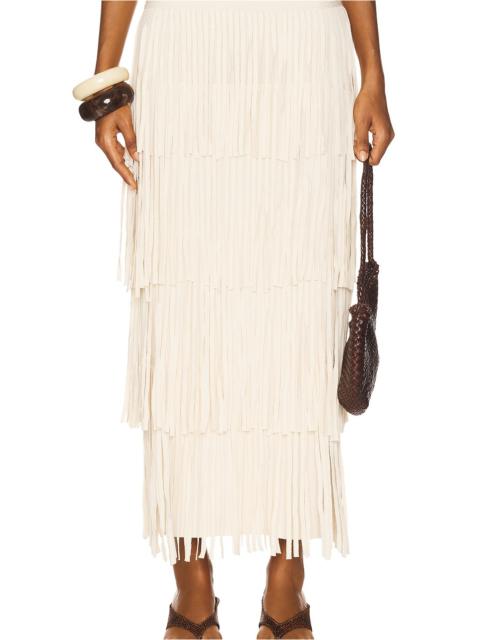 SIMONMILLER Za Za Knit Fringe Skirt