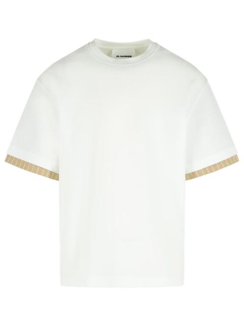 Jil Sander Jil Sander White Cotton Crew Neck T-shirt
