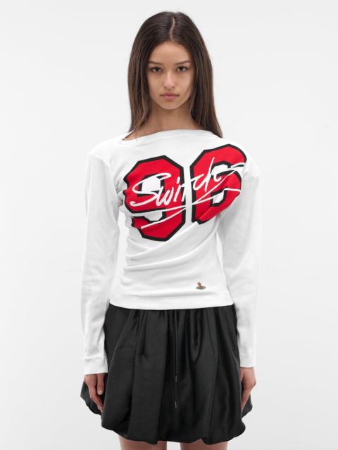 Vivienne Westwood White Hebo Graphic Long Sleeve