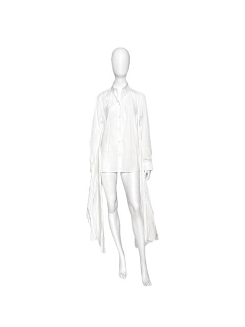 Jean Paul Gaultier ss13 extended side panel wrap shirt 42