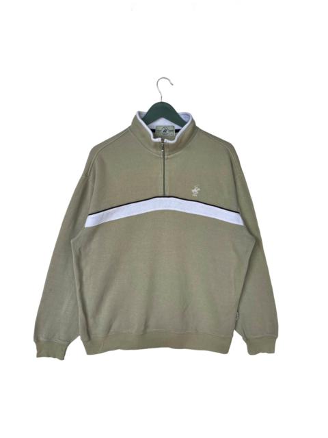 Other Designers Vintage - Vintage Y2K Beverly Hills Polo Club Half Zip Sweatshirt