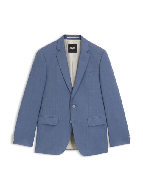 BOSS SLIM-FIT SUIT JACKET IN VIRGIN-WOOL SERGE