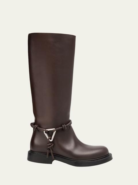 Bottega Veneta James Knee-High Leather Boots