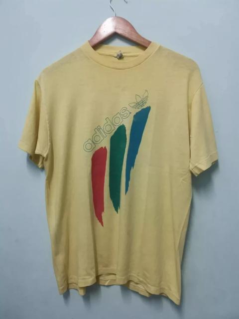 adidas Vintage Adidas 80s T shirt Stitches Thin Streetwear