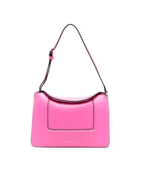 Wandler Pink Penelope Flat Crossbody Bag