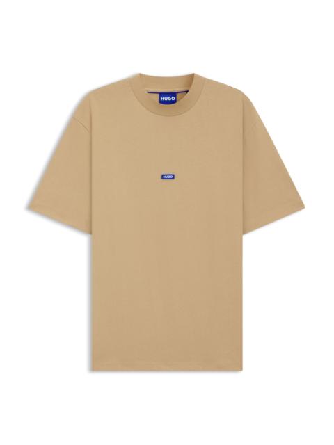 HUGO LOGO-PATCH T-SHIRT IN COTTON JERSEY