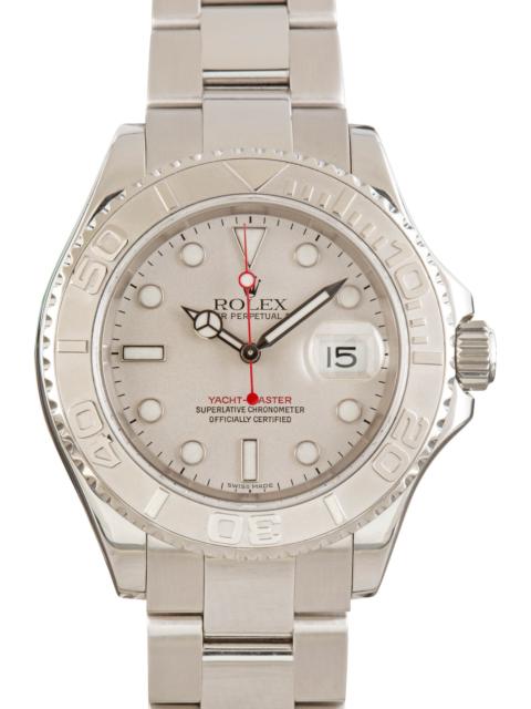 ROLEX Men's Rolex Yacht-Master Ref 16622 Platinum Dial