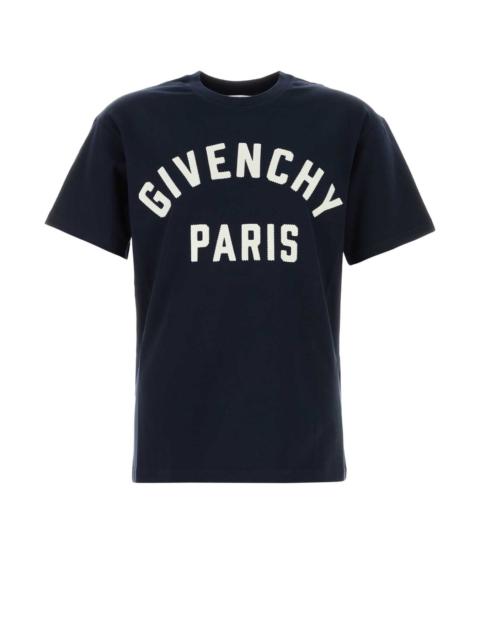 Givenchy Givenchy Men Dark Blue Cotton T-Shirt