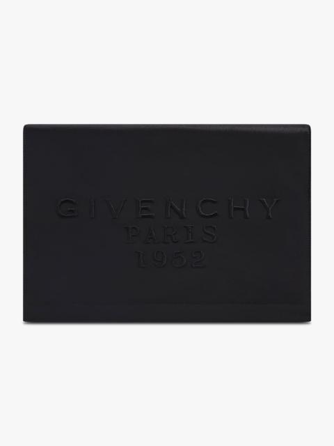 Givenchy 1952 LOGO EMBROIDERY POUCH | BLACK