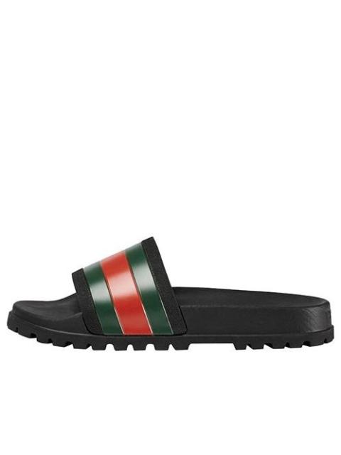 GUCCI Gucci Web Slide 'Black' 429469-GIB10-1098