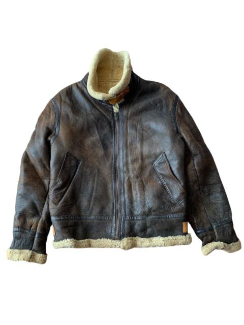 Other Designers Avirex - 🔥VTG KONVOY SHEEPSKIN COATS LEATHER TYPE B-3