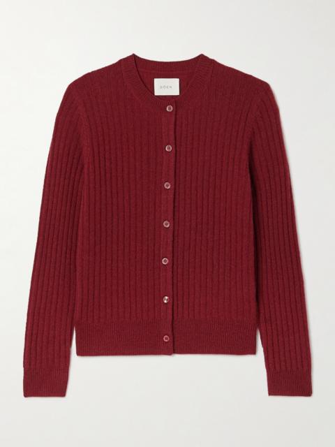 DÔEN Danaë Ribbed Cashmere Cardigan