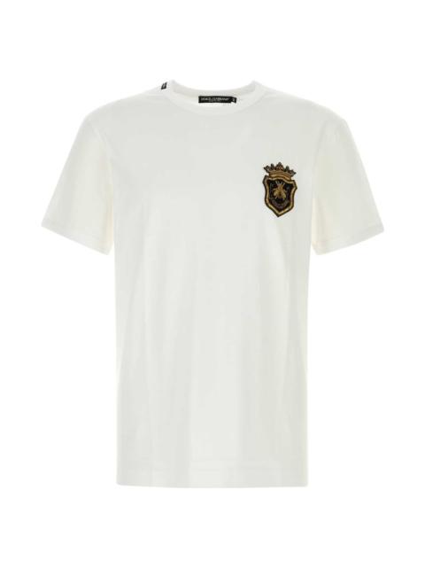 Dolce & Gabbana White Cotton T-shirt