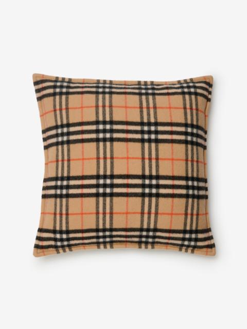 Burberry Check Wool Cashmere Cushion