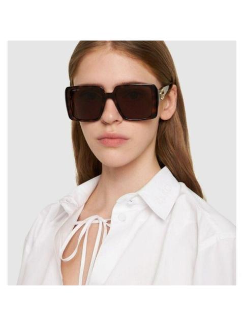 GUCCI SALE! NEW Gucci GG1692S 002 Havana Brown Square Women Sunglasses