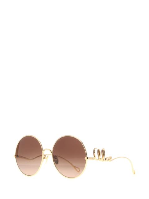 Chloé Gold metal sunglasses
