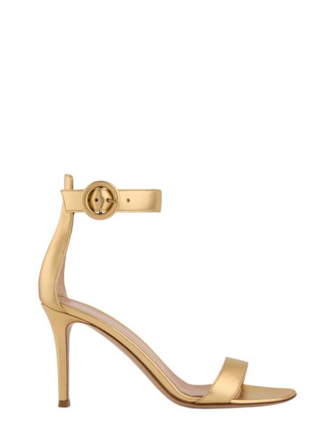 Gianvito Rossi Gianvito Rossi Portofino 85 Sandals in Gold at Nordstrom