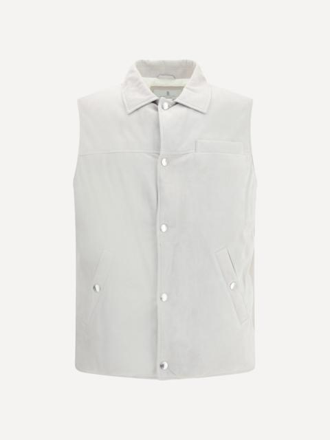 Brunello Cucinelli Padded leather Vest