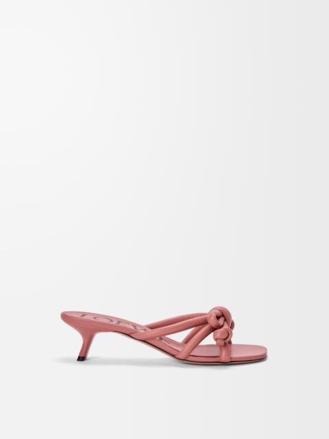 Loewe Flamenco Knot sandal in lambskin