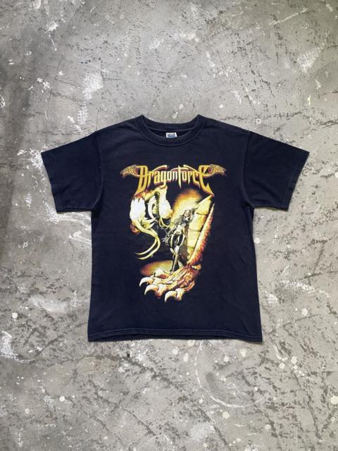 Other Designers Band Tees - Vintage Y2K Dragon Force Metal Band T Shirt