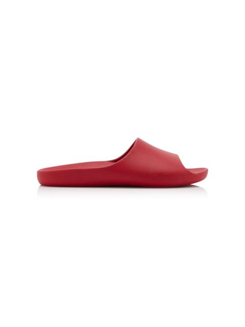 The Row Ama Foam Slide Sandals red