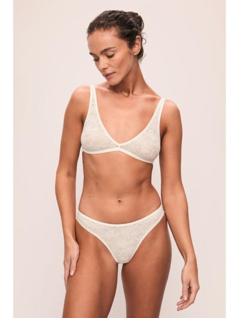 eberjey Soft Stretch Recycled Lace Thong