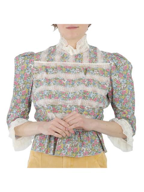 Marc Jacobs Multicolor Victorian Blouse