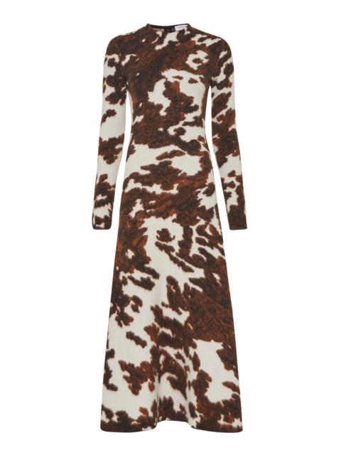 GABRIELA HEARST Atticus Cashmere Maxi Dress multi