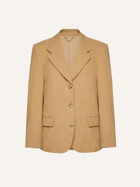 MAGDA BUTRYM Classic oversized blazer in beige