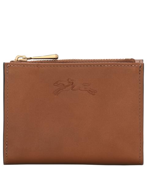 Longchamp Épure Compact wallet Cognac - Leather