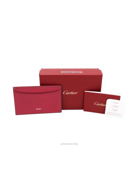 Cartier Cartier Card Holder - Raspberry Chevre Leather