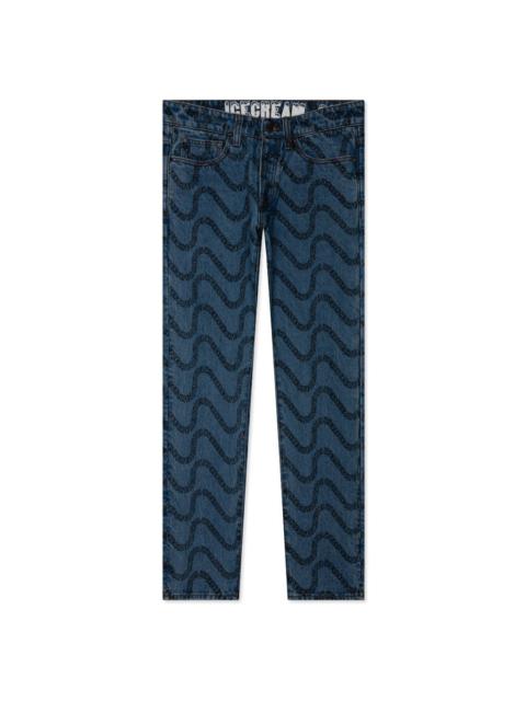 ICECREAM DRIP JEAN - SYRUP BLUE