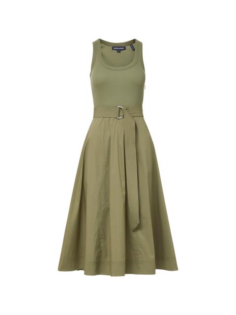 VERONICA BEARD ENNIS MIXED-MEDIA DRESS