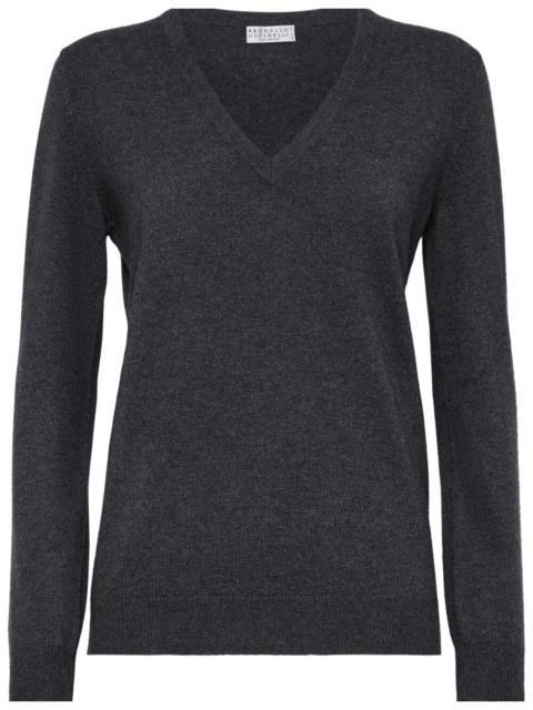 Brunello Cucinelli Cashmere Sweater With Monili