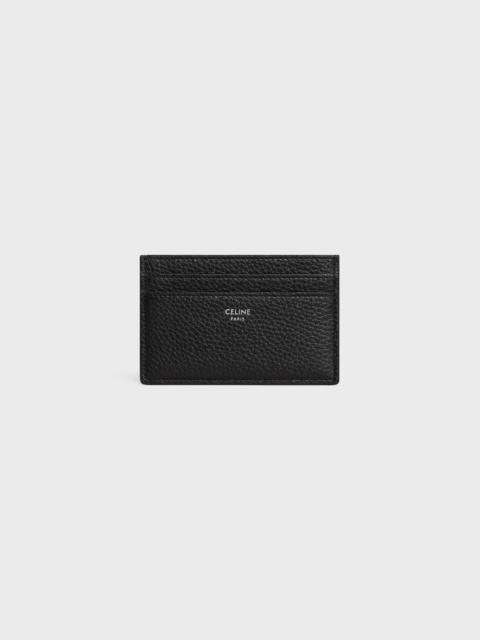 CELINE CARD HOLDER IN GRAINED CALFSKIN