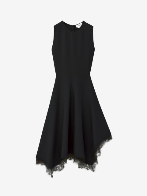 Alexander McQueen Lace Detail Asymmetric Dress