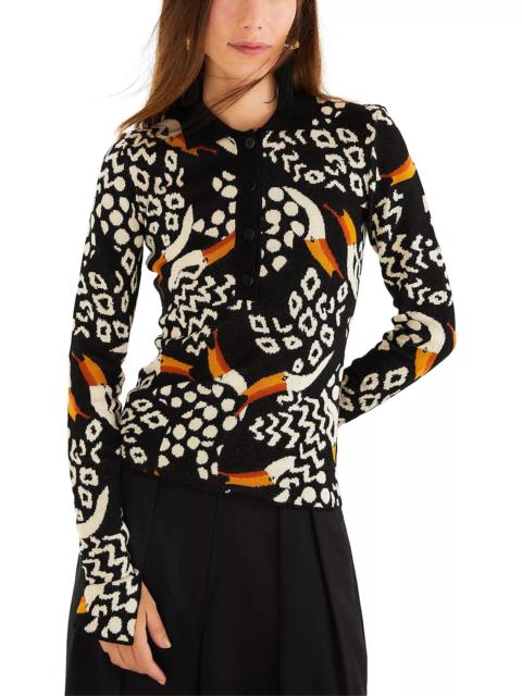 FARM RIO Tucanissimo Polo Sweater