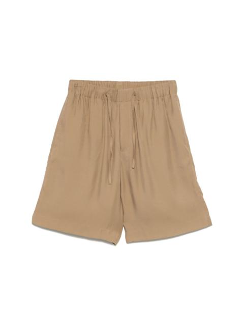 drawstring bermuda shorts