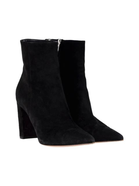 Gianvito Rossi Gianvito Rossi Women's Suede Pointed-Toe Ankle Boot (Authentic Pre-Loved)