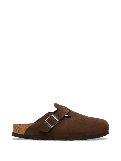 BIRKENSTOCK Birkenstock Boston Buckled-strap Slippers