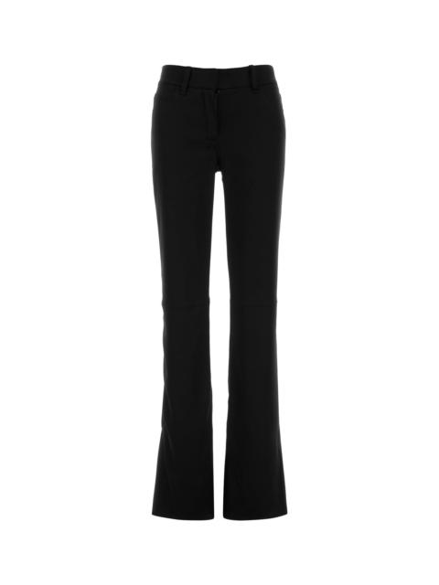 courrèges Black satin pant