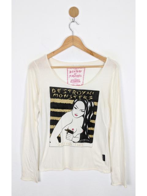 Other Designers Hysteric Glamour - Hysteric Glamour Destroy All Monster Geisha shirt